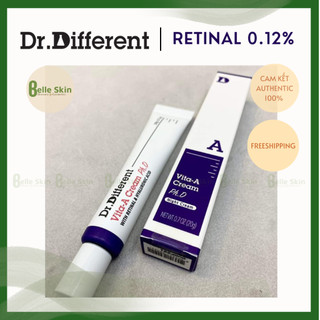 Kem dưỡng trẻ hoá da Dr. Different Retinal Tím 0.12% Vita- A Cream Night Treatment 20g