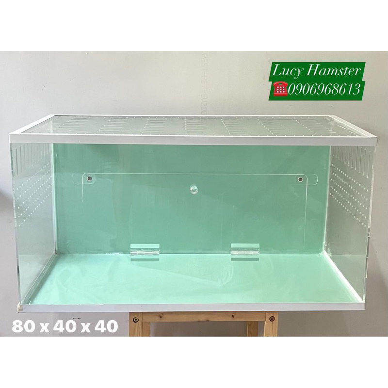 🐹 Chuồng mica 4li KT 80 x 40 x 40 cho Hamster