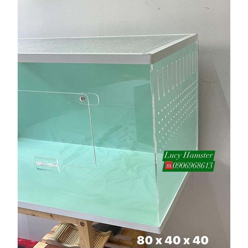 🐹 Chuồng mica 4li KT 80 x 40 x 40 cho Hamster