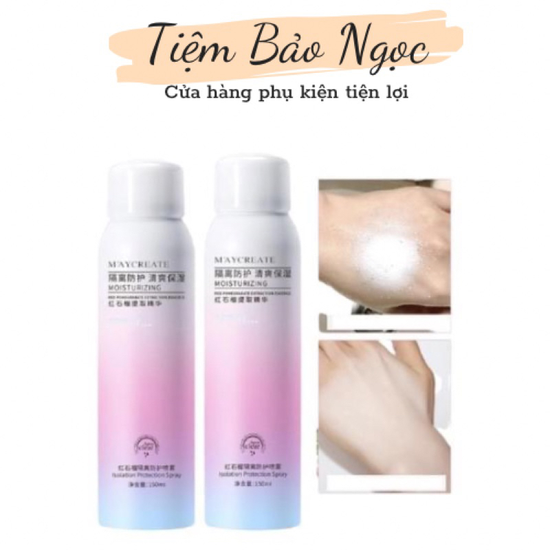 Xịt chống nắng MayCreate Makeup Body 150ml