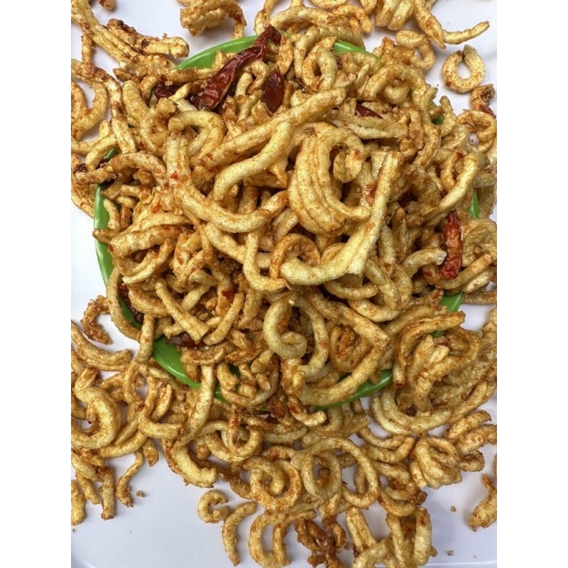 250g/500g da heo chiên giòn tỏi ớt không đường và có đường