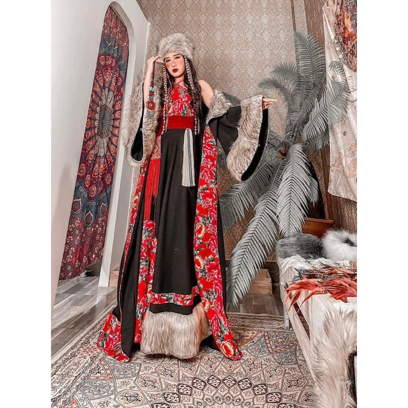 Trang phục Dân tộc cách tân tây tạng mông cổ