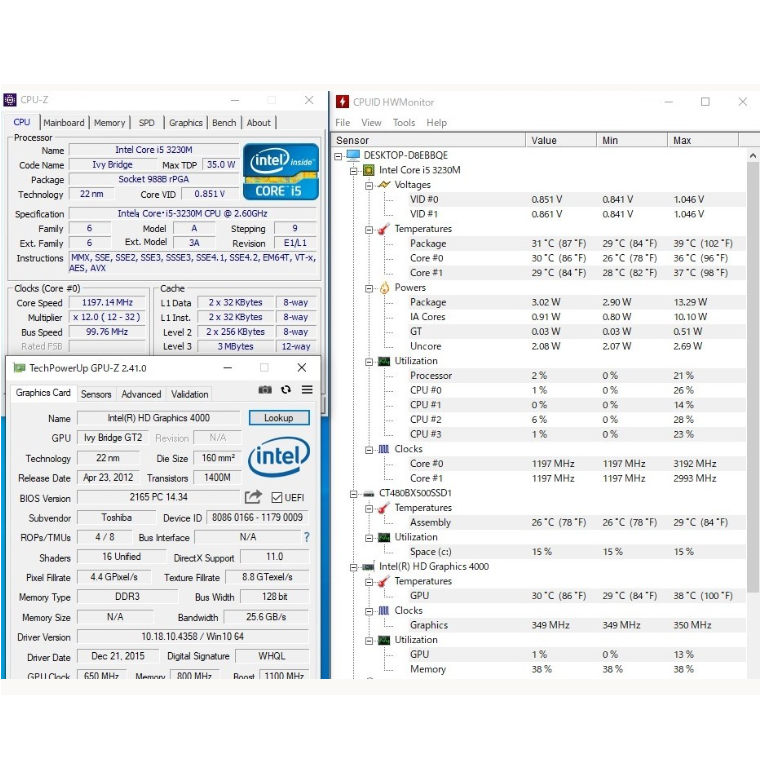 Laptop TOSHIBA dynabook Satellite B553J