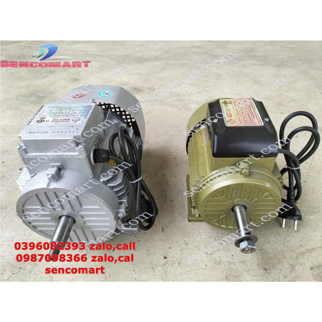 Mô tơ điện 1pha 220V công suất 1,1kw lõi đồng 100%
