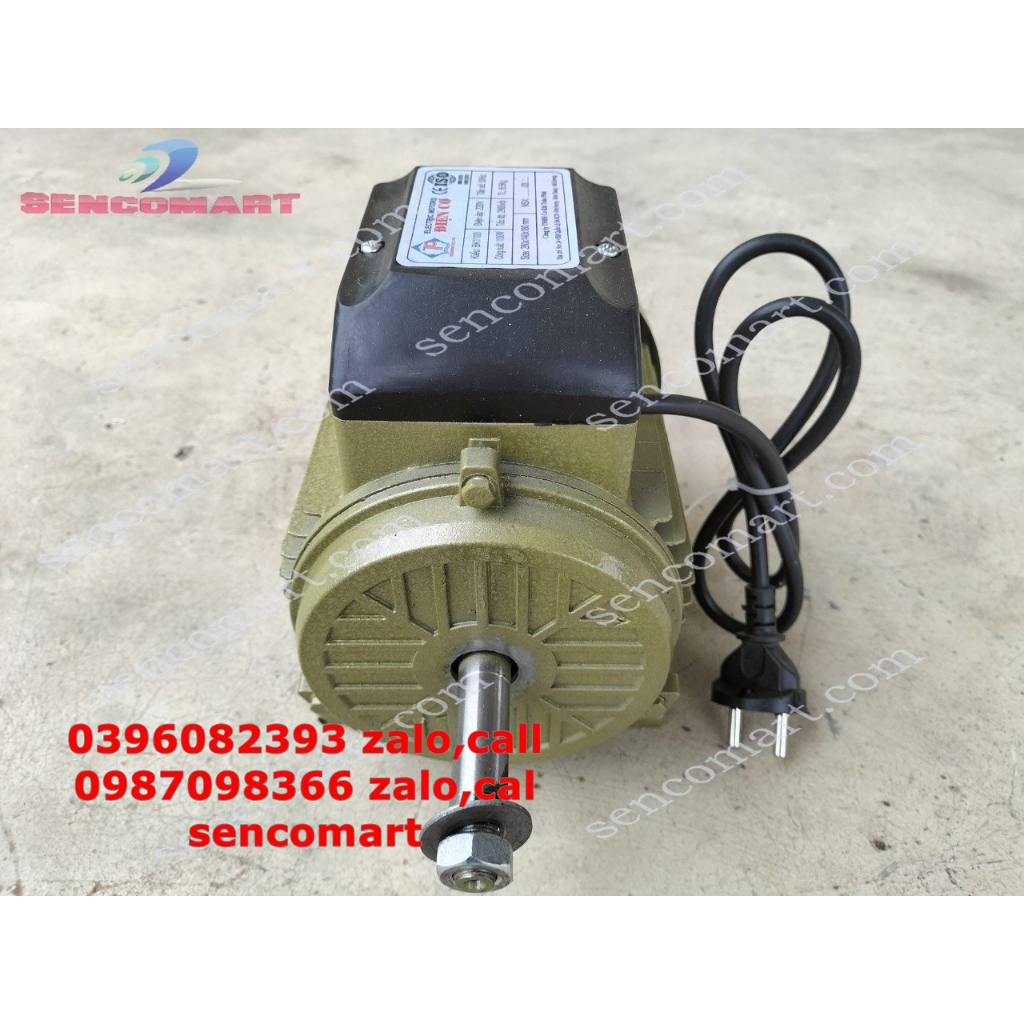 Mô tơ điện 1pha 220V công suất 1,1kw lõi đồng 100%