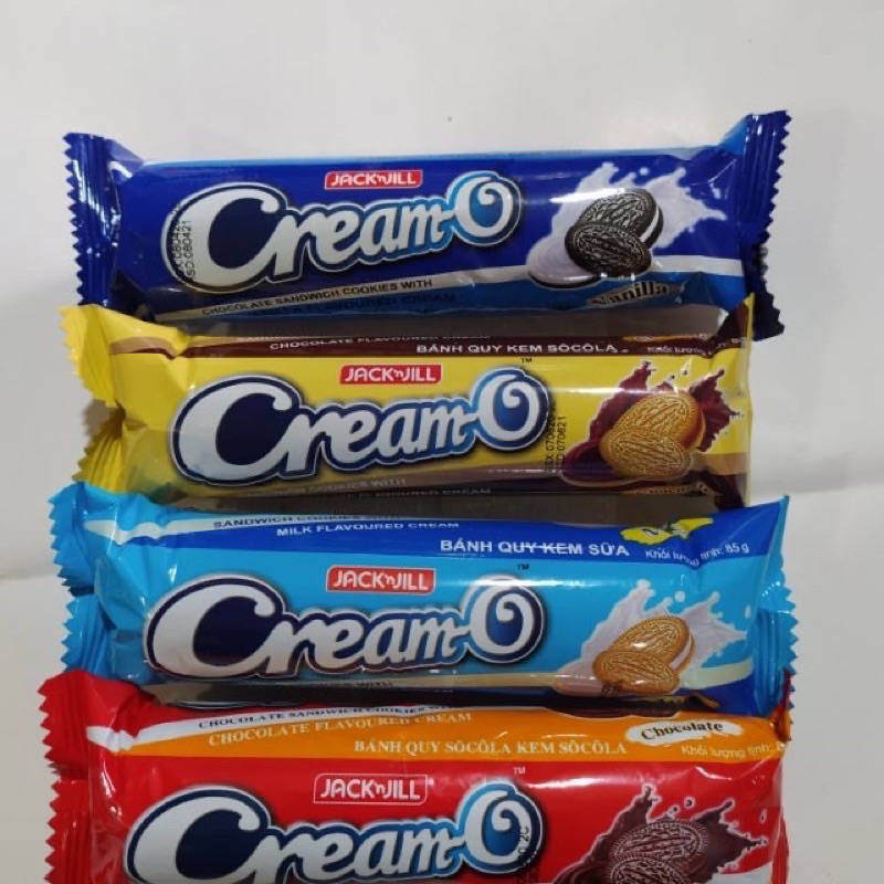 Bánh quy Cream O socola kem hương vani 85g