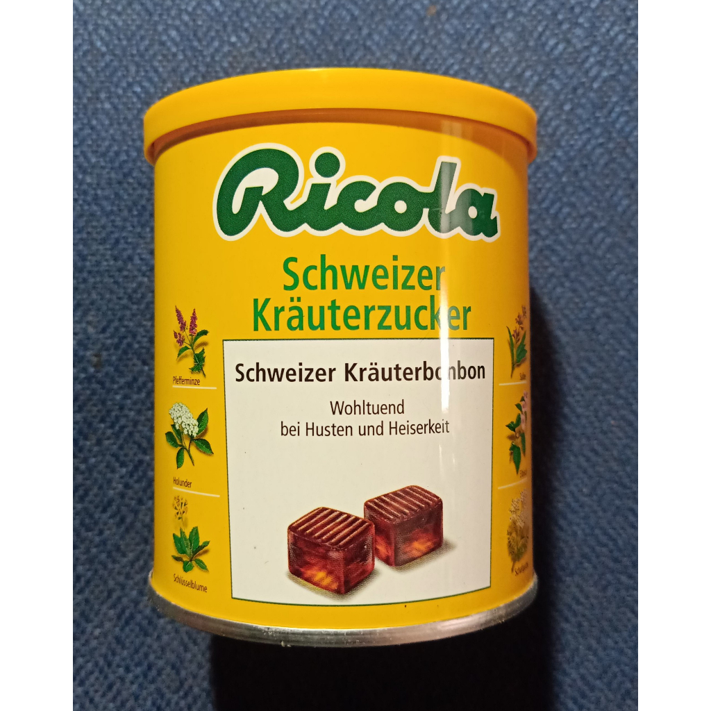 Kẹo ngậm ho thảo mộc Ricola Schweizer Krauterzucker 250g