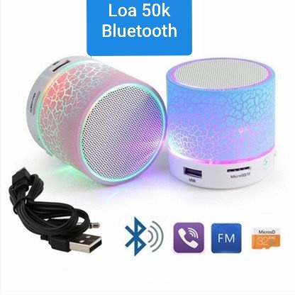 Loa bluetooth mini có đèn LED đủ màu hỗ trợ USB/FM/AUX/thẻ tại huế
