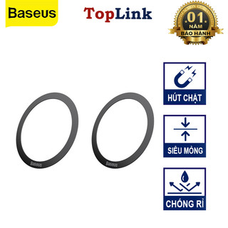 Vòng Kim Loại MagSafe Baseus Metal Ring cho Điện Thoại ( Bộ 2 miếng Dùng cho phụ kiện MagSafe)