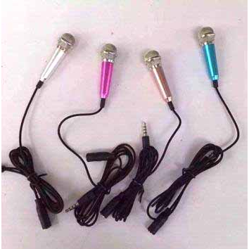 Micro mini cầm tay có dây giắc cắm 3.5mm tiện lợi cho điện thoại/ máy tính xách tay kèm tai nghe