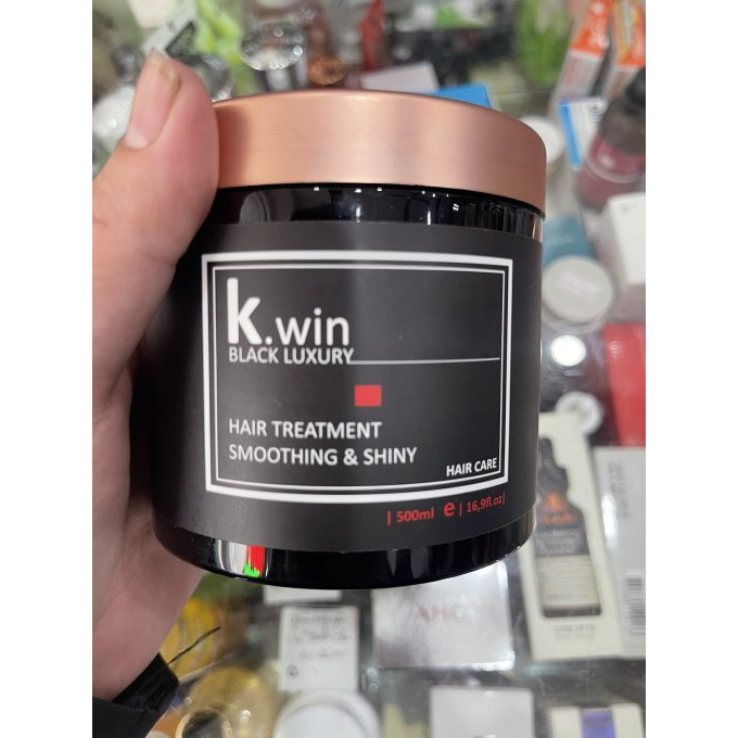 Kem ủ tóc phục hồi hư tổn hấp tóc argan siêu mềm mượt tóc khô xơ uốn nhuộm duỗi K.win luxury smoothing and shiny