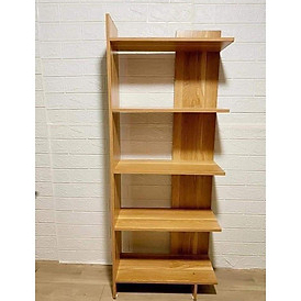 Kệ sách gỗ 5 tầng kệ góc tường gỗ MDF chống nước đa năng hiện đại,tiện lợi mẫu 2023