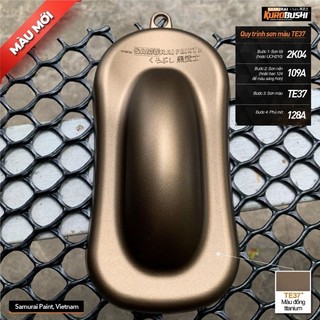 sơn samurai màu Đồng Titanium. Mã TE37*