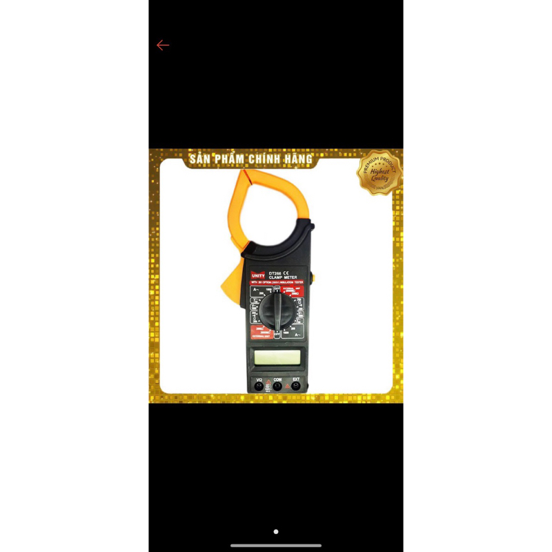 Đông hồ đo điện vạn năng kìm kẹp DT266 750vac/1000vdc/1000a