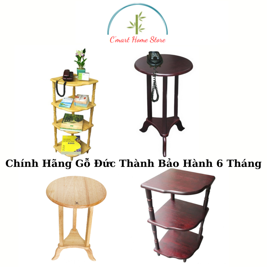 Kệ Gỗ Góc Tường Nhiều Size Tùy Chọn Dùng Để Đồ Gia Đình - Gỗ Đức Thành