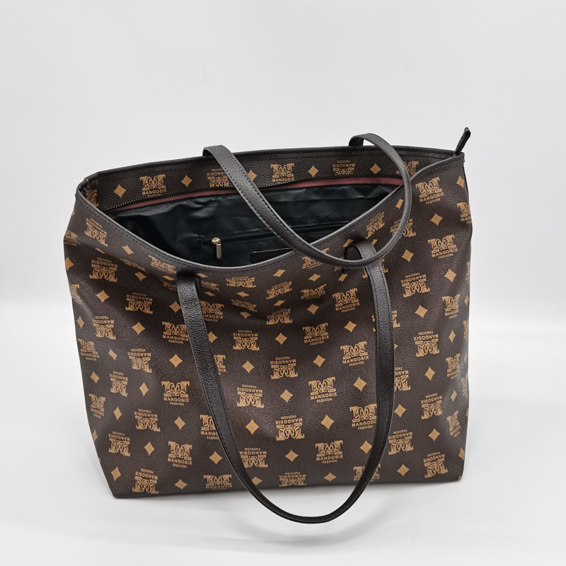 Túi xách nữ - túi Tote mango in hoạ tiết