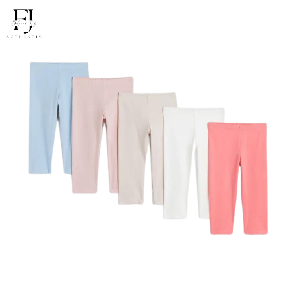 Quần legging 3/4 bé gái chính hãng HM, quần legging cho bé 2-10 tuổi Auth