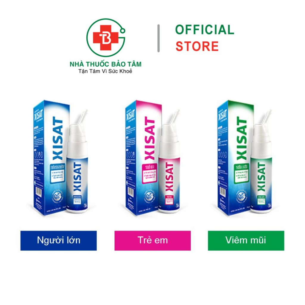 Nước xịt mũi XiSat giàu muối khoáng chất kết hợp cùng các tinh dầu thiên nhiên khác