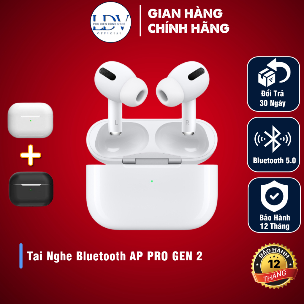Tai Nghe Bluetooth Chính Hãng LDV - APR2 - Bản Cao Cấp Nhất 2023 - Đầy Đủ Chức Năng - Pin Trâu 8H