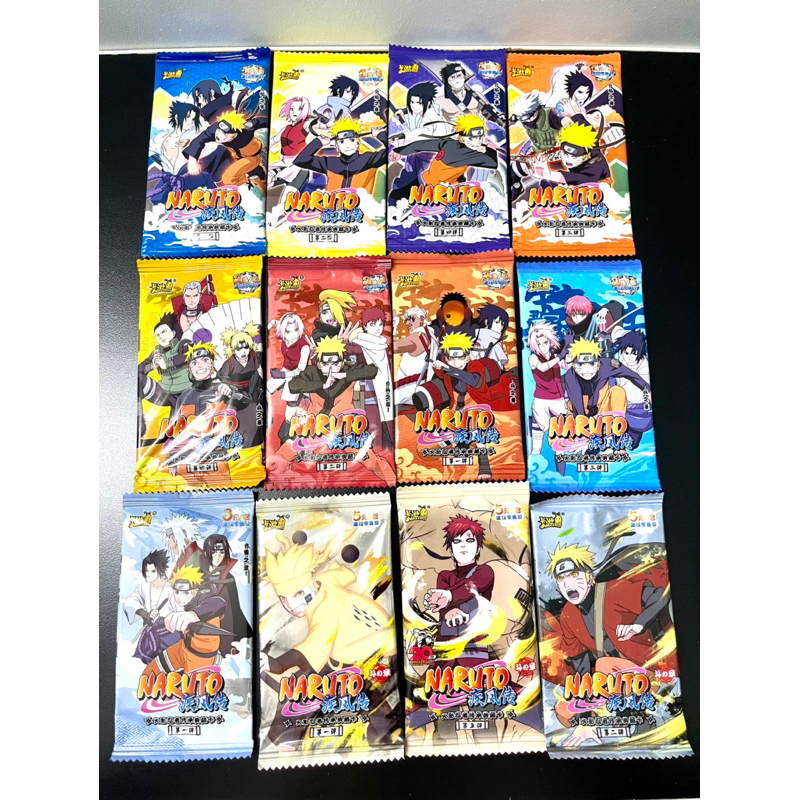 Set 5 Thẻ nhân phẩm Naruto 1 pack chính hãng Kayou