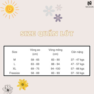 Quần lót ren nữ NICEON màu đỏ (QL)