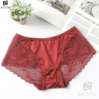 Quần lót ren nữ niceon màu đỏ