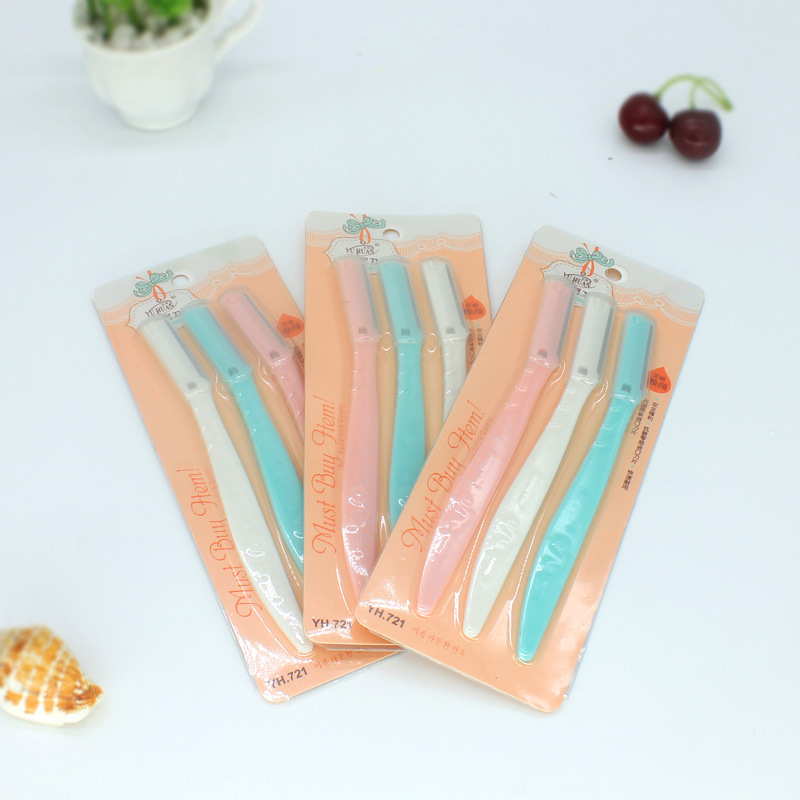 Vỉ 3 dao tỉa chân mày