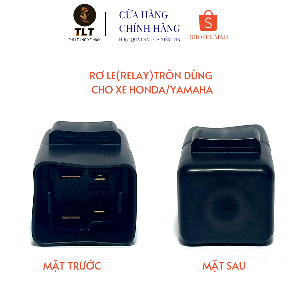 Rơ le,Relay TLT đề tròn,đề vuông giúp khởi động xe máy dùng cho xe máy Honda/Yamaha công nghệ Thái Lan bảo hành 12 tháng