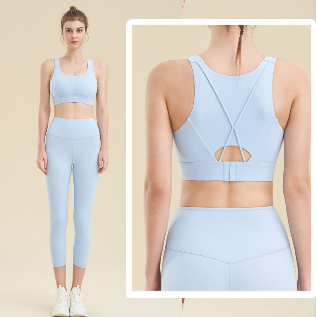 NEW Bộ Đồ Tập Yoga Gym MZ-25 Áo Croptop Quần Lửng Thun Poly Lưng Cao Chất Mềm Mịn Đẹp