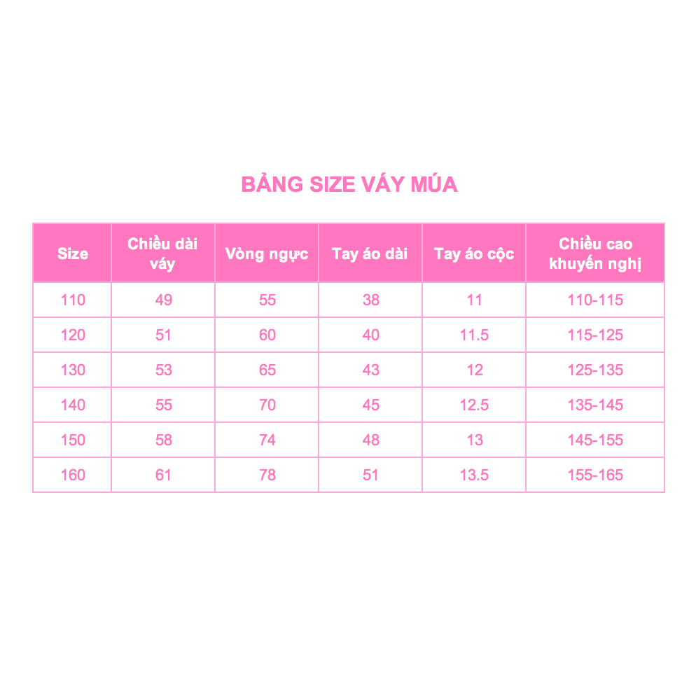 Váy Múa Ba Lê Cộc Tay Dài Tay Binnashi Đầm Múa Cho Bé