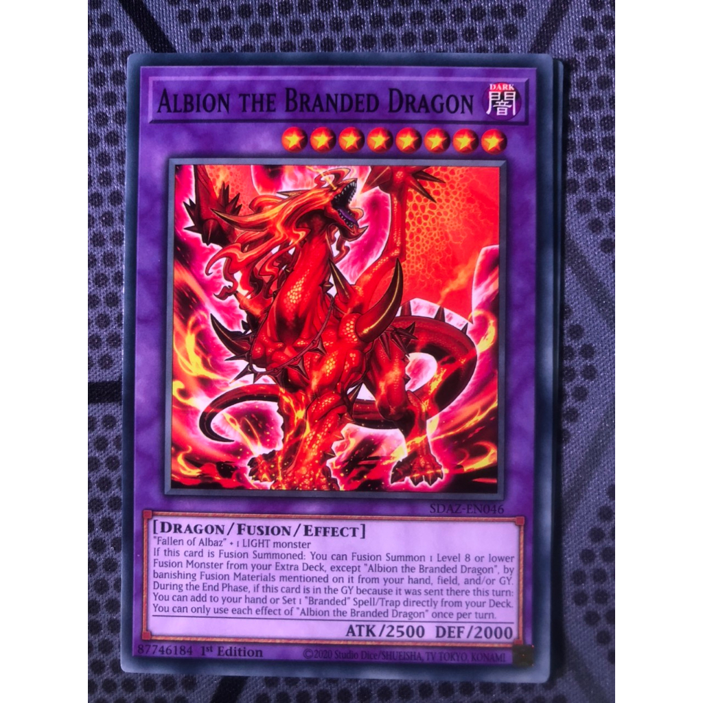 Albion the Branded Dragon - SDAZ-EN046 - Common 1st Edition