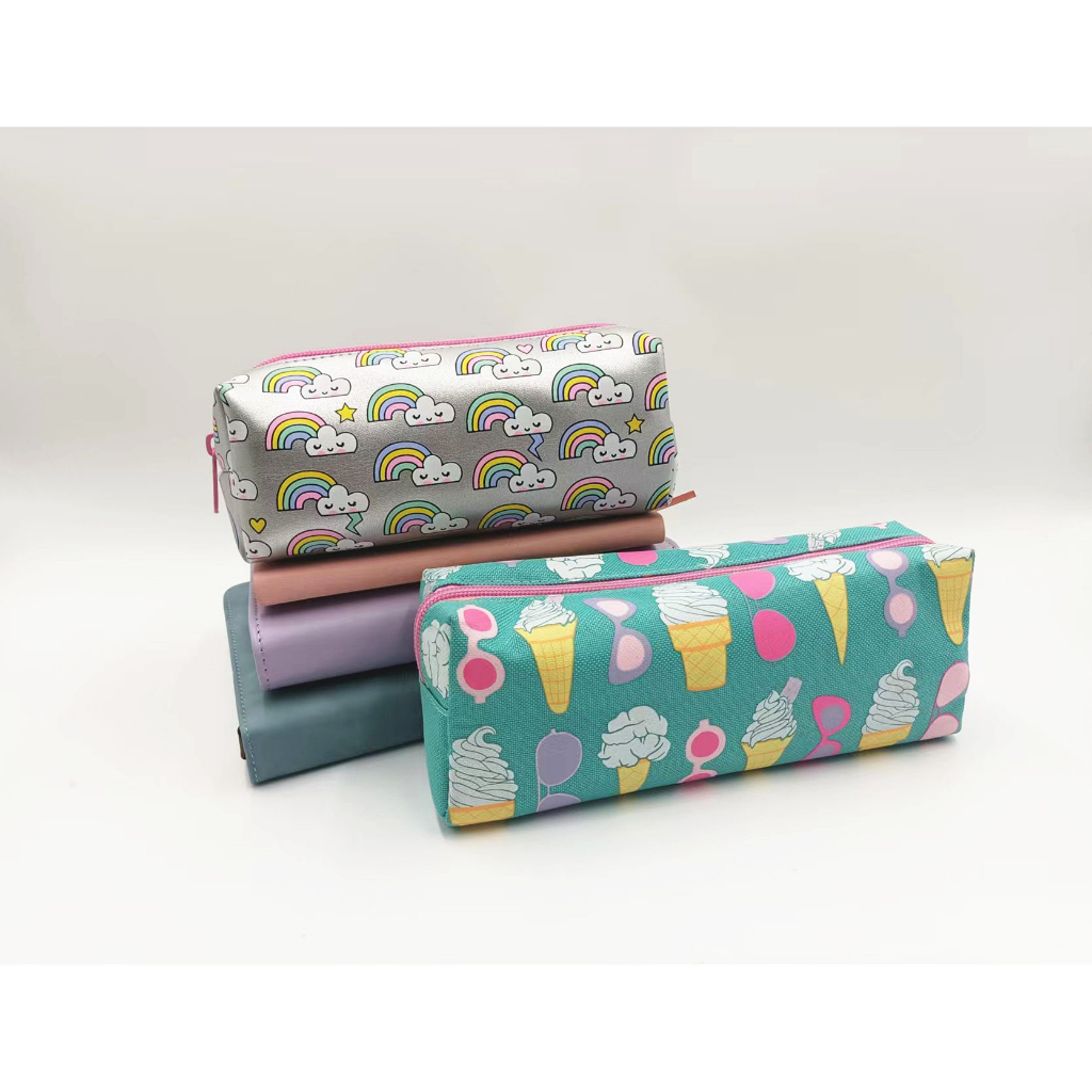Bóp Viết Pencil Case Cao Cấp Đi Học Đựng Máy Tính Đựng Mỹ Phẩm Thời Trangtúi bút trong suốt K3k3