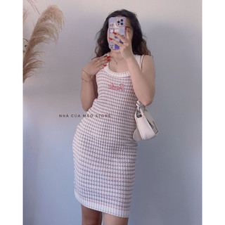 Đầm body len barbie co dãn đẹp[NHÀ CỦA MÉO STORE]