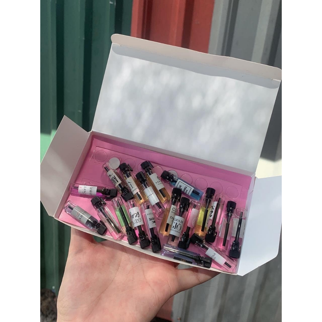 SET NƯỚC HOA TEST MINI 20 CHAI 20 MÙI 20 HÃNG KHÁC NHAU