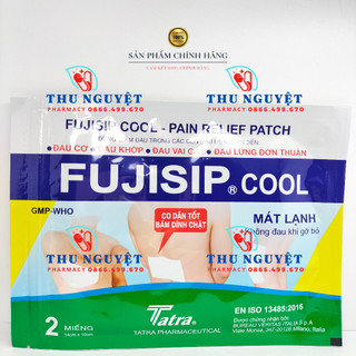 Cao dán giảm đau fujisip cool mát lạnh túi 2 miếng