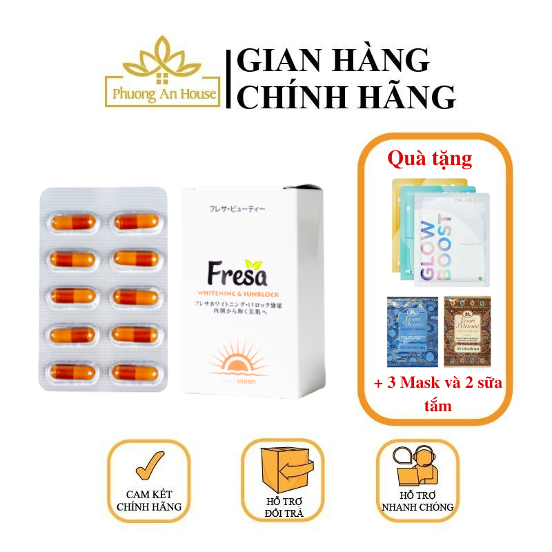 Viên uống Fresa dưỡng da chống nắng nội sinh