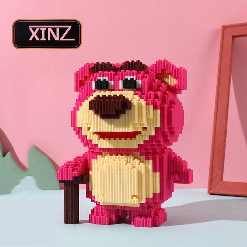 Lego mô hình lắp ráp bearbrick 20cm XINZ đồ chơi lắp ráp thông minh nhân vật hoạt hình đẹp dễ thương