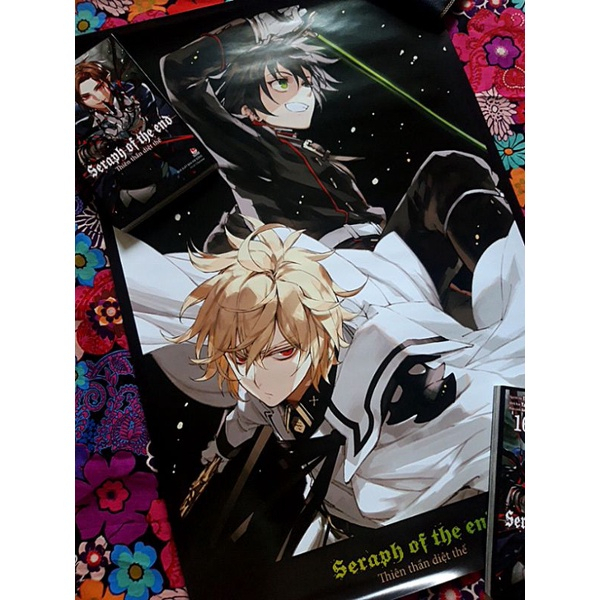 Poster Thiên thần diệt thế Tập 16 - Owari no Seraph - NXB Kim Đồng