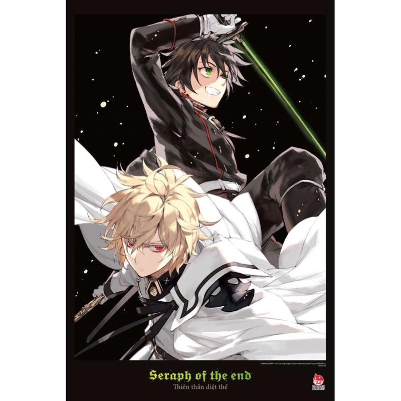 Poster Thiên thần diệt thế Tập 16 - Owari no Seraph - NXB Kim Đồng