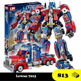 Đồ chơi mô hình lắp ráp robot transformer optimus 689pcs