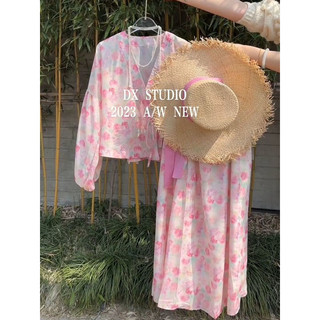 [ORDER] Set váy tiểu thư hồng (có video)
