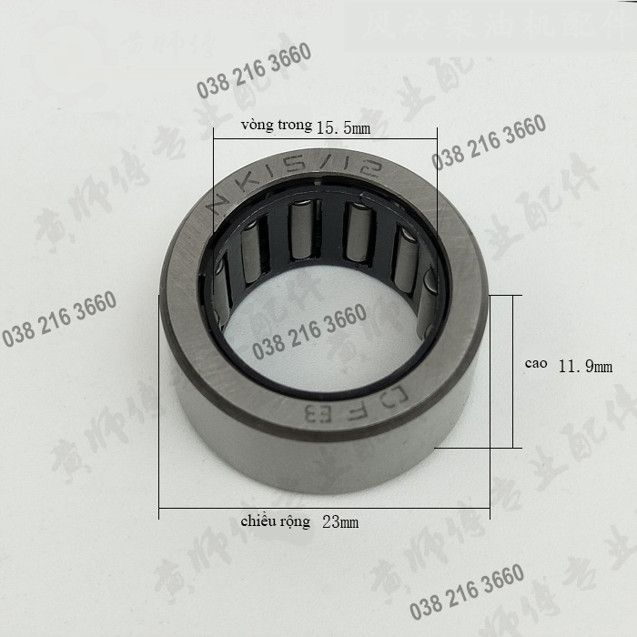 Bi NK1512 Vòng Bi Đũa Trục Cam Số NK 15/12 Vòng Bi Đúa Máy Cày