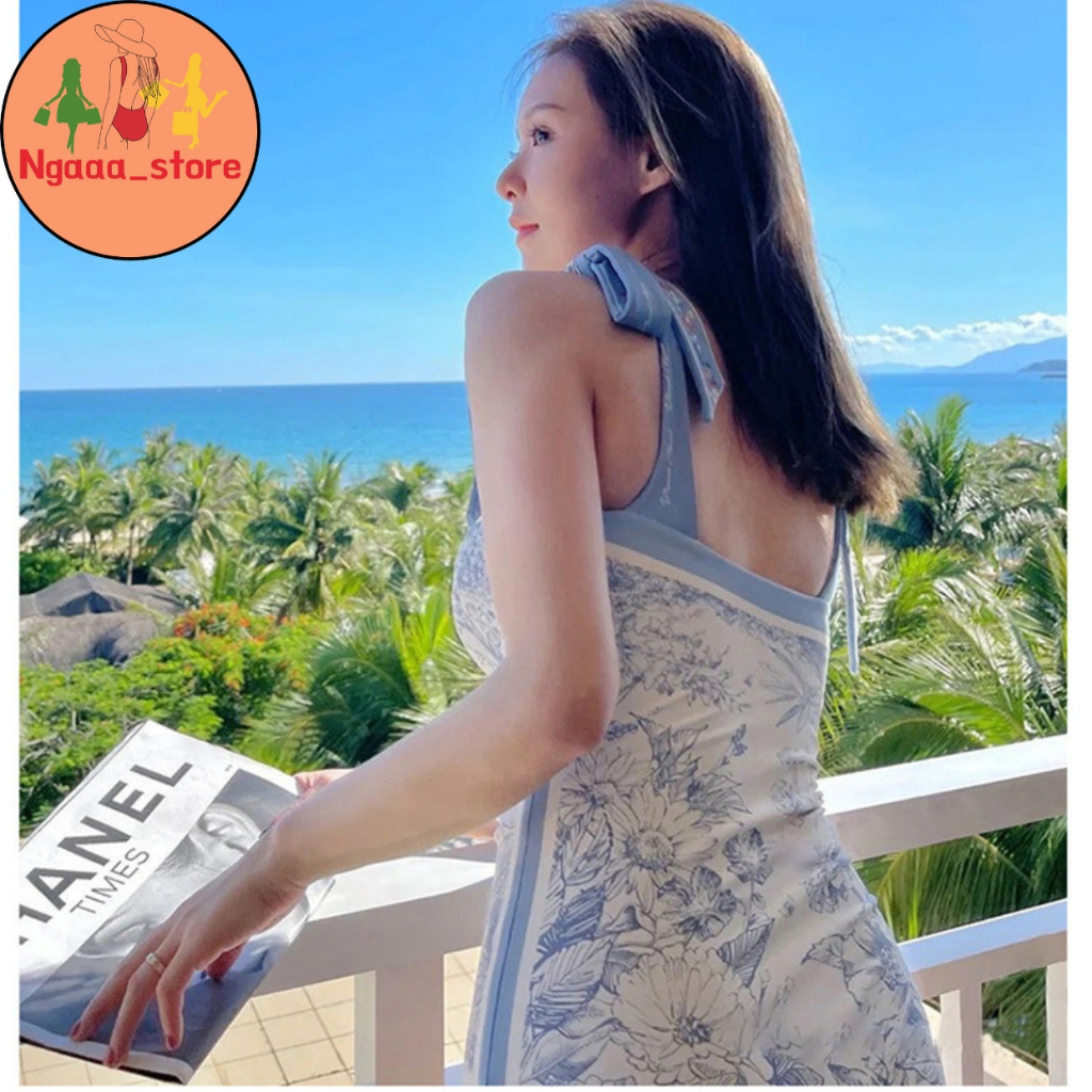Bikini đi biển liền thân kín đáo BK6017, Đồ bơi nữ 1 mảnh họa tiết vintage mặc được 2 mặt phong cách hàn quốc trẻ trung | BigBuy360 - bigbuy360.vn