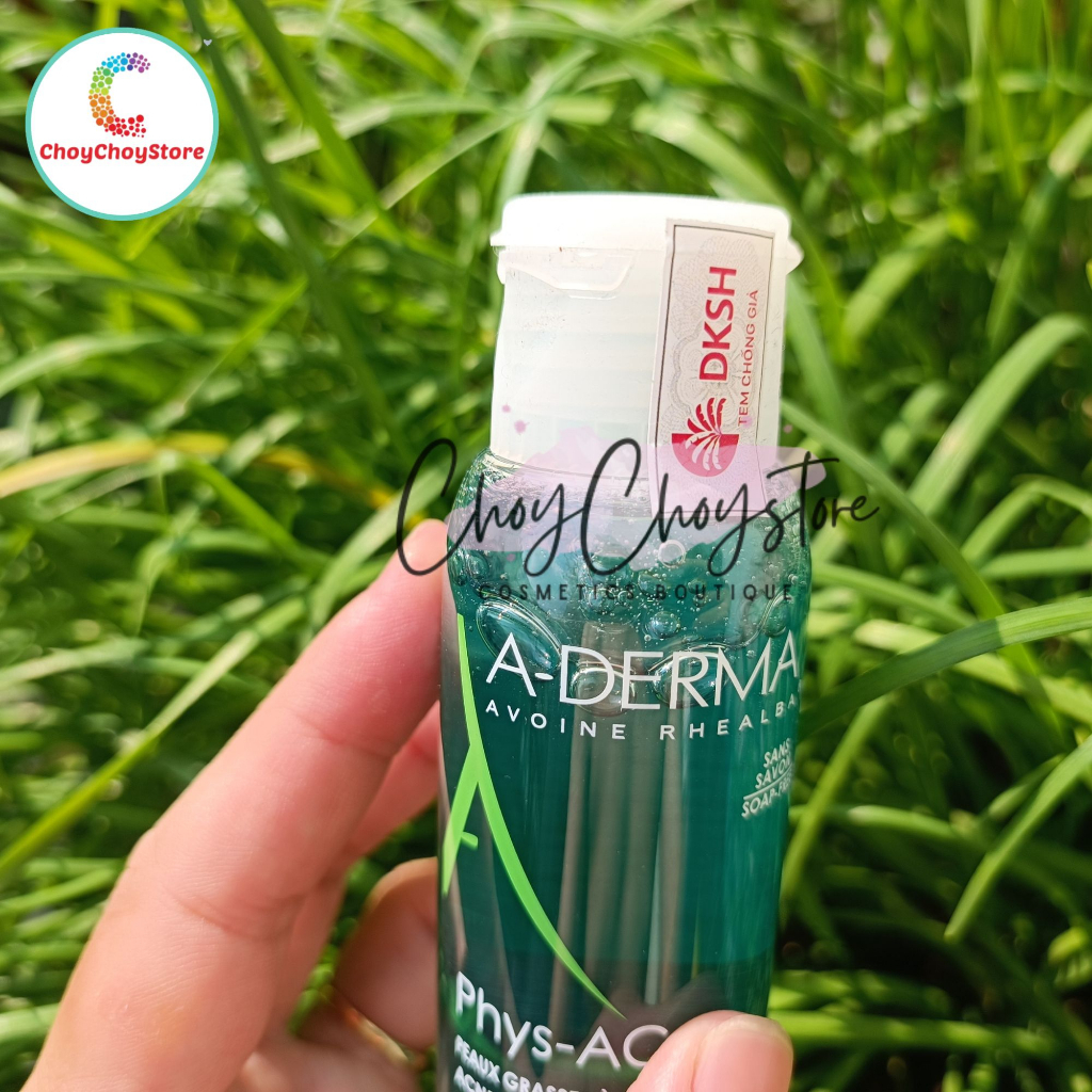 Sữa Rửa Mặt ADerma PhysAC Purifying Foaming Gel 100mL -  A-derma Phys-Ac Cho Da Dầu, Mụn, Nhạy Cảm 100ml