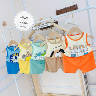Bộ sát nách thun lạnh Micky Mom cho bé trai gái
