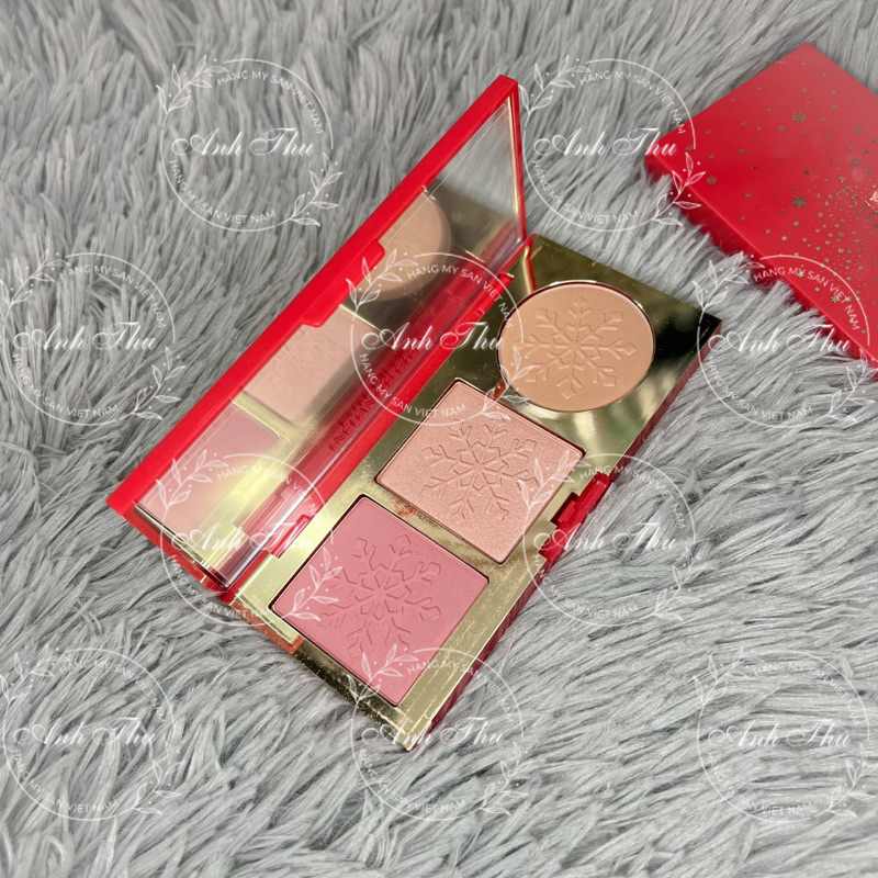 Bảng má hồng, phấn bắt sáng và tạo khối Estee Lauder Pure Color Envy Cheek Palette Glow