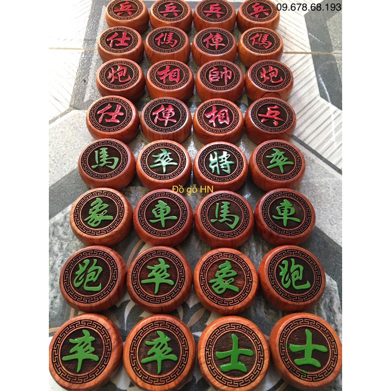 BỘ CỜ TƯỚNG GỖ BÀN THÔNG QUÂN HƯƠNG ĐÁ giá xưởng zaloem0967868193