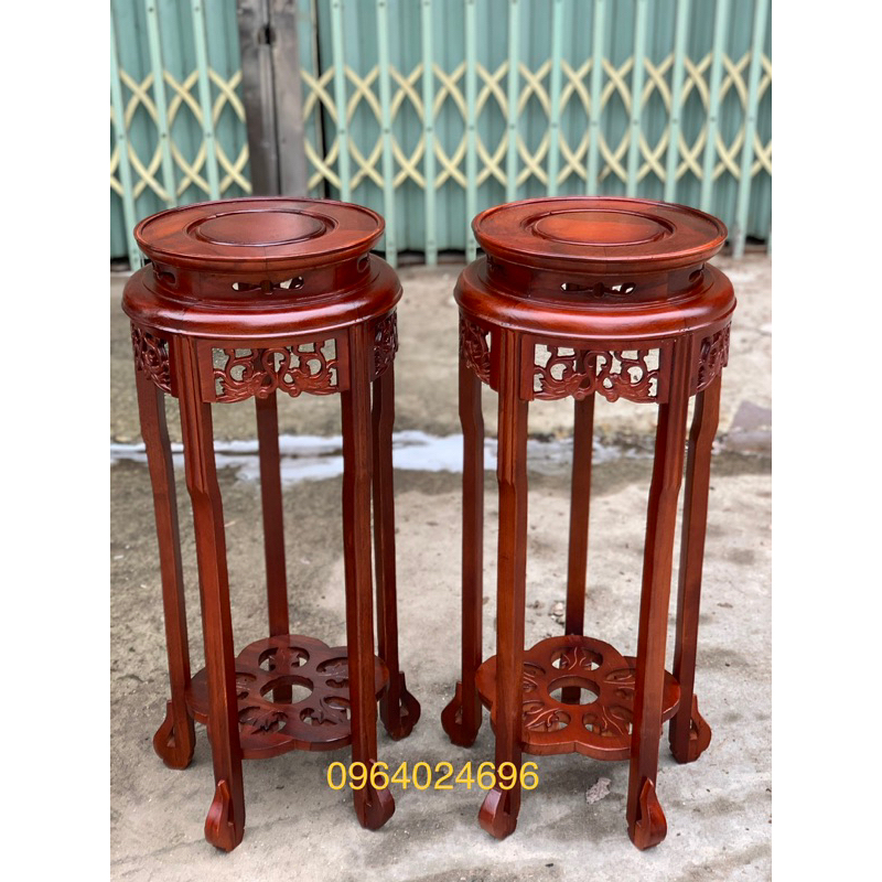 Đôn tròn gỗ lim mặt 30 cao 40,50,60,70,80 nhiều màu