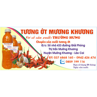 Tương ớt Mường Khương chính hiệu