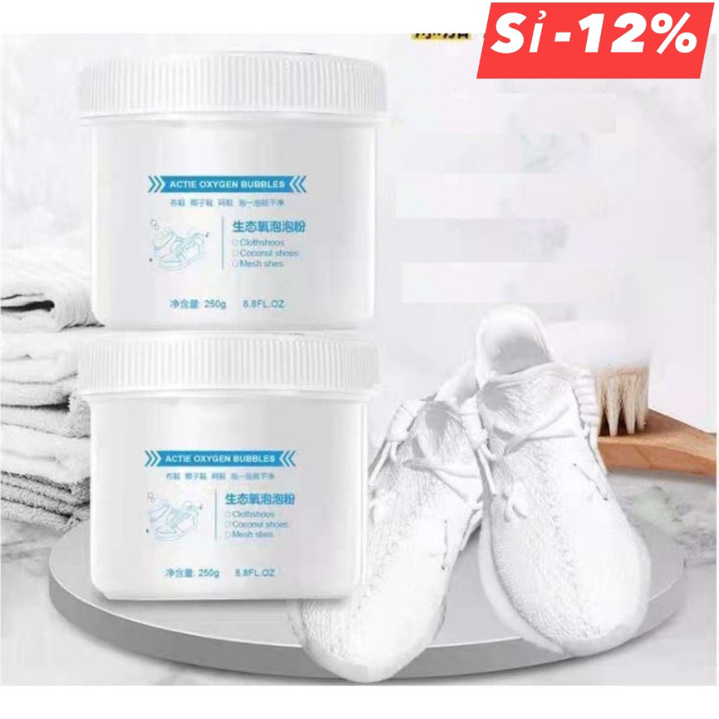 Bột giặt chuyên dụng vệ sinh giày sneaker Active Oxygen Bubbles 250g